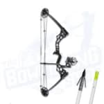 Muzzy Kit (XD Pro Push-Button Reel w/ Seat, 50′ of 150# of Tournament Line, Fish Hook arrow rest, Muzzy Carp Point Arrow)